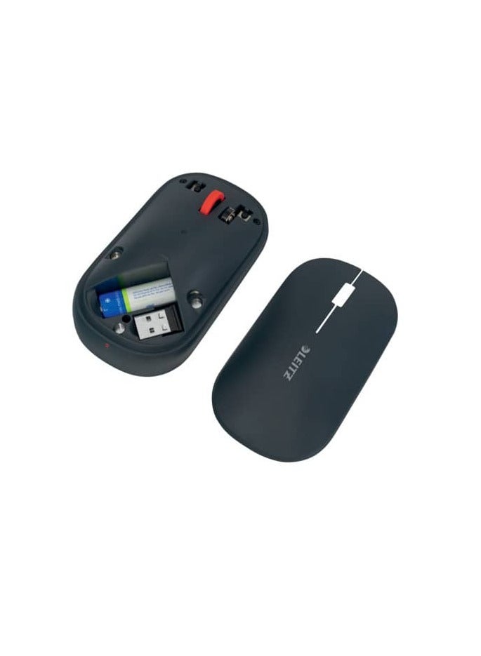 LEITZ Mouse wireless Black LEITZ 6531-00-89 Optical Sensor, Ambidextrous Design, Silent Clicks - Image 4