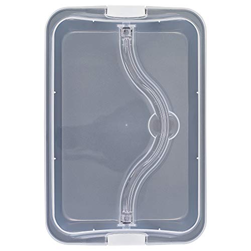 GoodCook Everyday Nonstick Steel Bake-N-Take Oblong Pan, 9" x 13" with Lid, Gray - Image 3