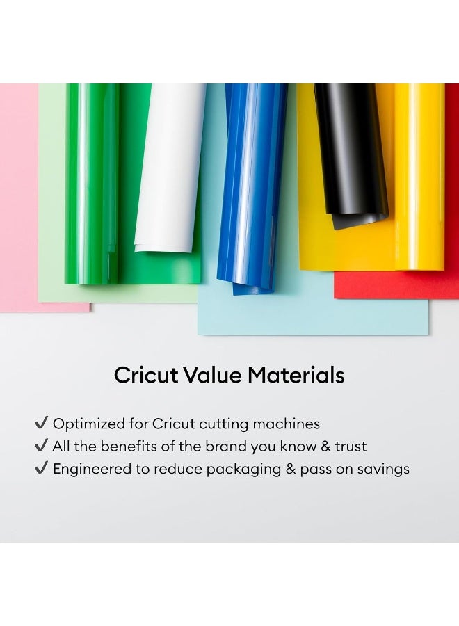 Cricut Cricut® Value Iron-On, Black (12 in x 20 ft)- HTV Heat Transfer Vinyl - Image 4