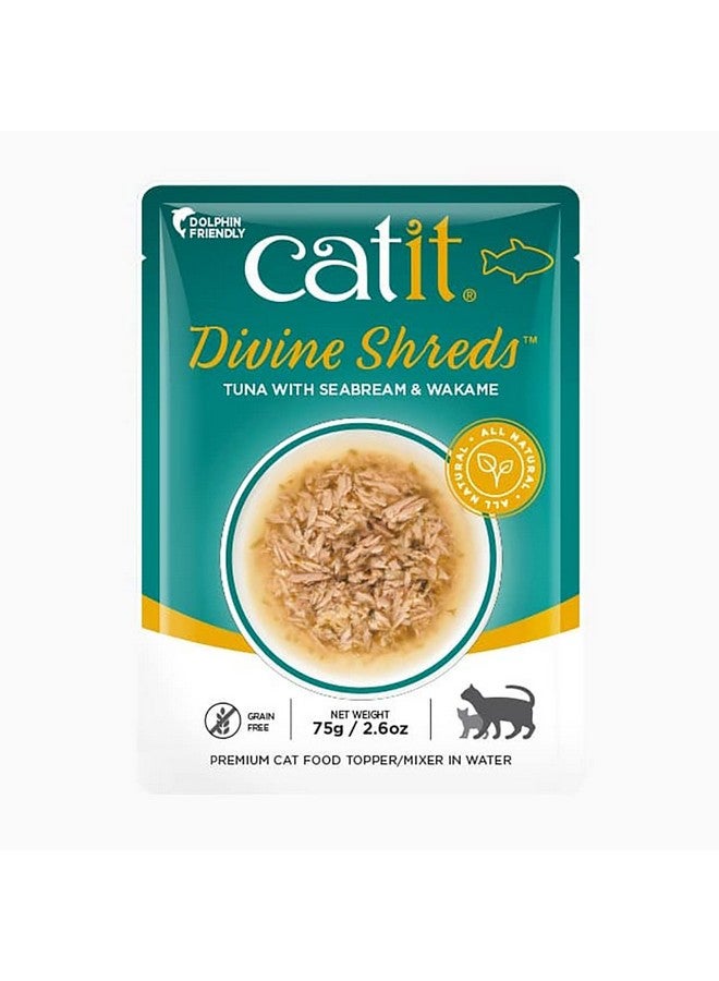 كاتيت ديفاين شريدز، طعام قطط فاخر، عبوة من 12 قطعة، لون تونة - Image 5