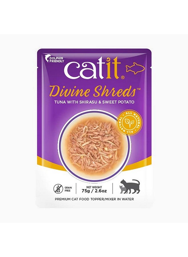 كاتيت ديفاين شريدز، طعام قطط فاخر، عبوة من 12 قطعة، لون تونة - Image 4