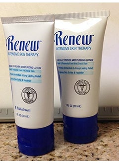 Melaleuca Renew Intensive Skin Therapy Lotion by Melaleuca 2 Pack 1 oz each  Great Sample  Travel Size for Purse Gym Bag Vehicle Dry Chapped Skin Relief by Melaleuca 