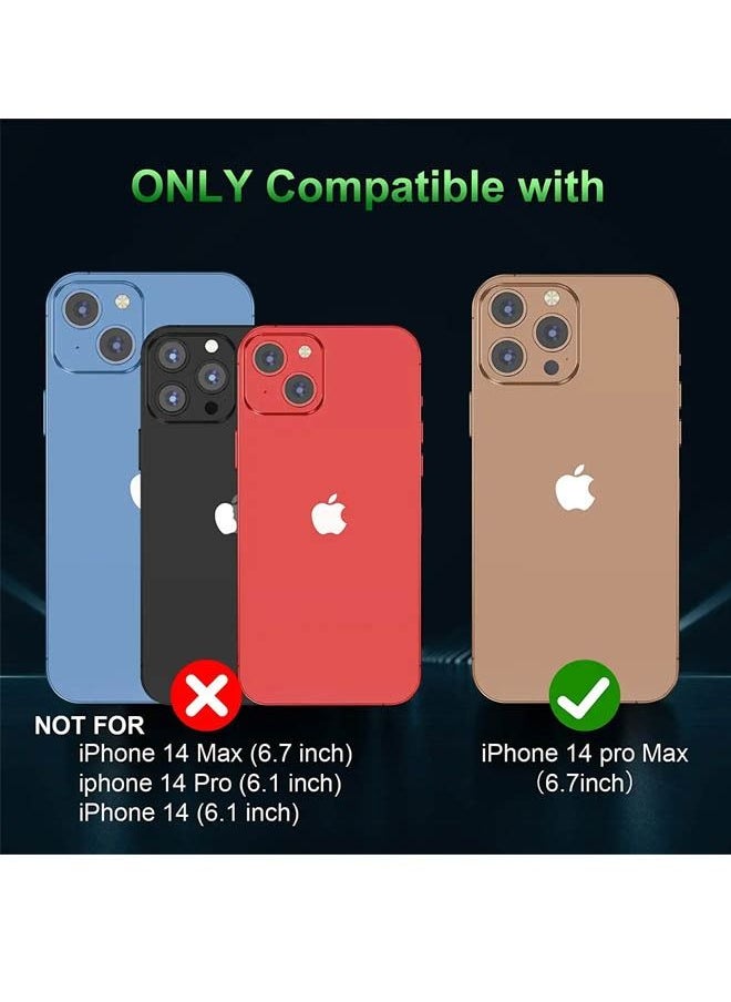 Rock Pow - iPhone 14 Pro Max Case Compatible with MagSafe Case Matte Magnetic Case Cover for iPhone 14 Pro Max 6.7" Drop Tested Shockproof Phone Case Anti-Scratch Oil&Fingerprint Resistant - Image 1