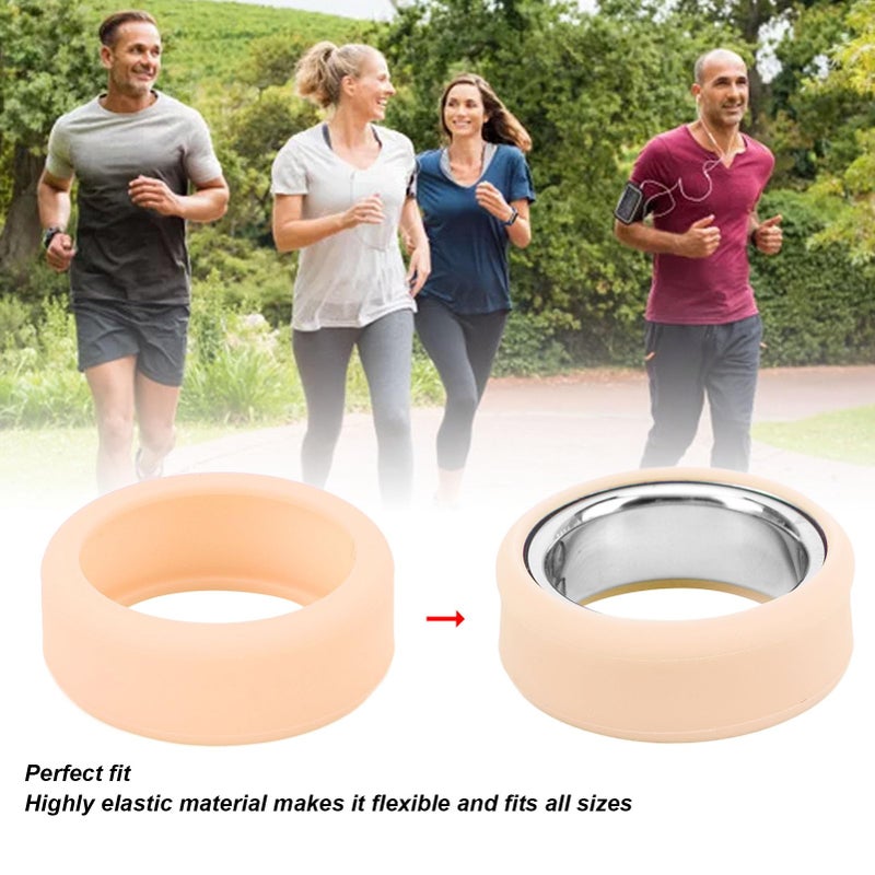 Bewinner Smart Ring Silicone Protector for Ring Gen 3-1g Lightweight Ring Cover Skin Friendly Elastic Case Universal for Working Out, Housework () - Image 3