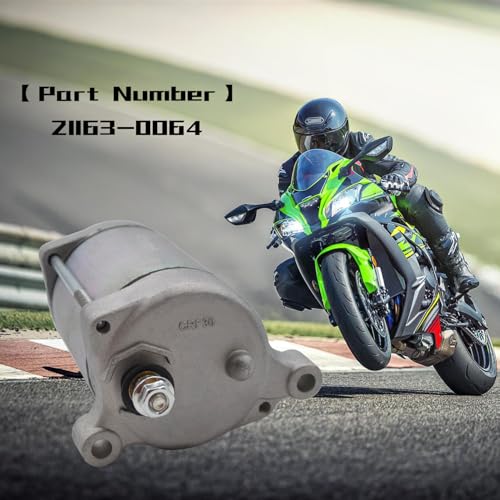 KARSEE 21163-0064 Starter Motor Compatible with Kawasaki ZX1000 ZX 1000 ZX-10R ZX10R ZX-10RR ZX10RR Ninja KRT Edition 11-20 - Image 3