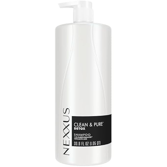 Nexxus CLEAN AND PURE CLARIFYING SHAMPOO, FOR NOURISHED HAIR WITH PROTEINFUSION, SILICONE, DYE AND PARABEN FREE 33.8 OZ - Image 1