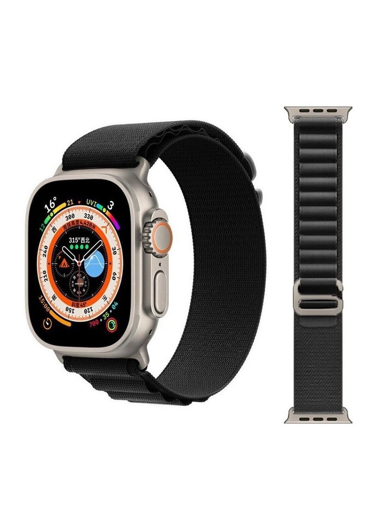 4Pack Alpine Loop Band for Apple Watch Band 49mm 45mm 44mm 42mm Adjustable with Metal G-Hook Strap Multicolor  - Image 3