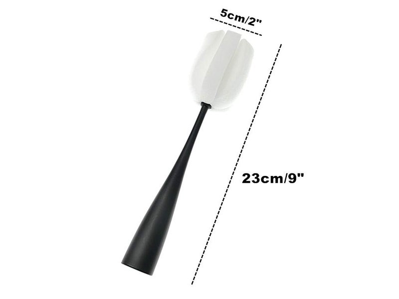 Kinteshun فرشاة تنظيف زجاجات الأكواب ذات المقبض الطويل من كينتيشون (2 قطعة) - Image 3