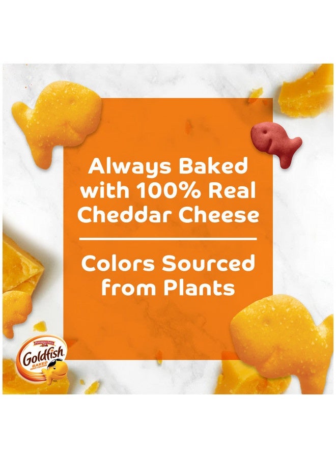 Goldfish Goldfish Colors Cheddar Cheese Crackers, Baked Snack Crackers, 6.6 Oz Bag (Pack Of 6)  - Image 1
