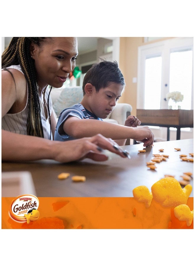 Goldfish Goldfish Colors Cheddar Cheese Crackers, Baked Snack Crackers, 6.6 Oz Bag (Pack Of 6)  - Image 3