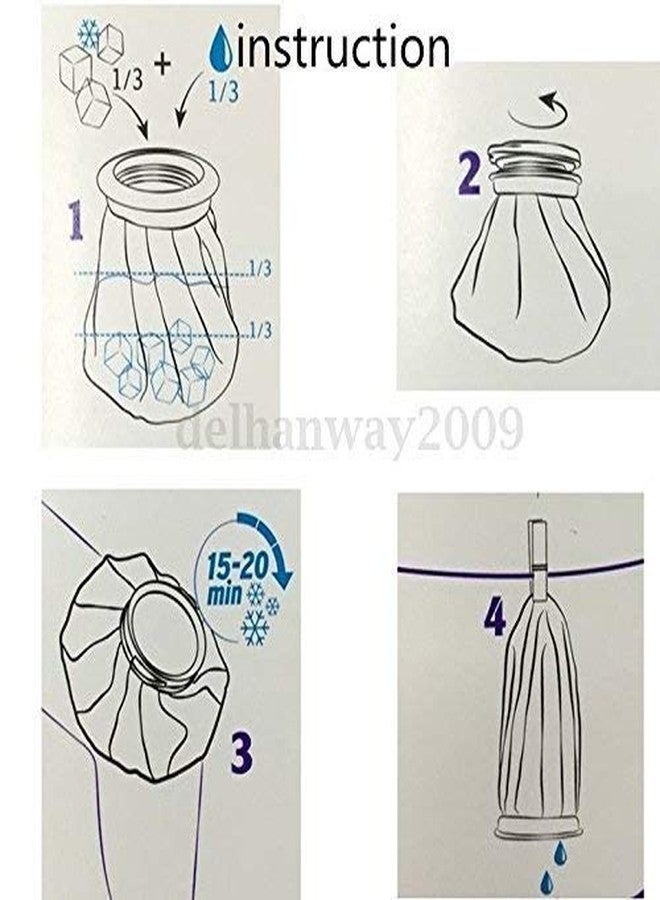 سنام أكياس ثلج قابلة لإعادة الاستخدام من سونام (مجموعة من 3) / عبوة تبريد لتخفيف الألم، علاج بالتبريد، إسعافات أولية لإصابات الركبة والساق والرأس والمرفق (تصميم متنوع) - Image 4