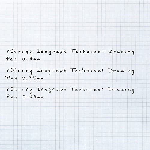 Rotring Isograph Technical Drawing Pen - 0.35 MM, Brown,1903400 - Image 3