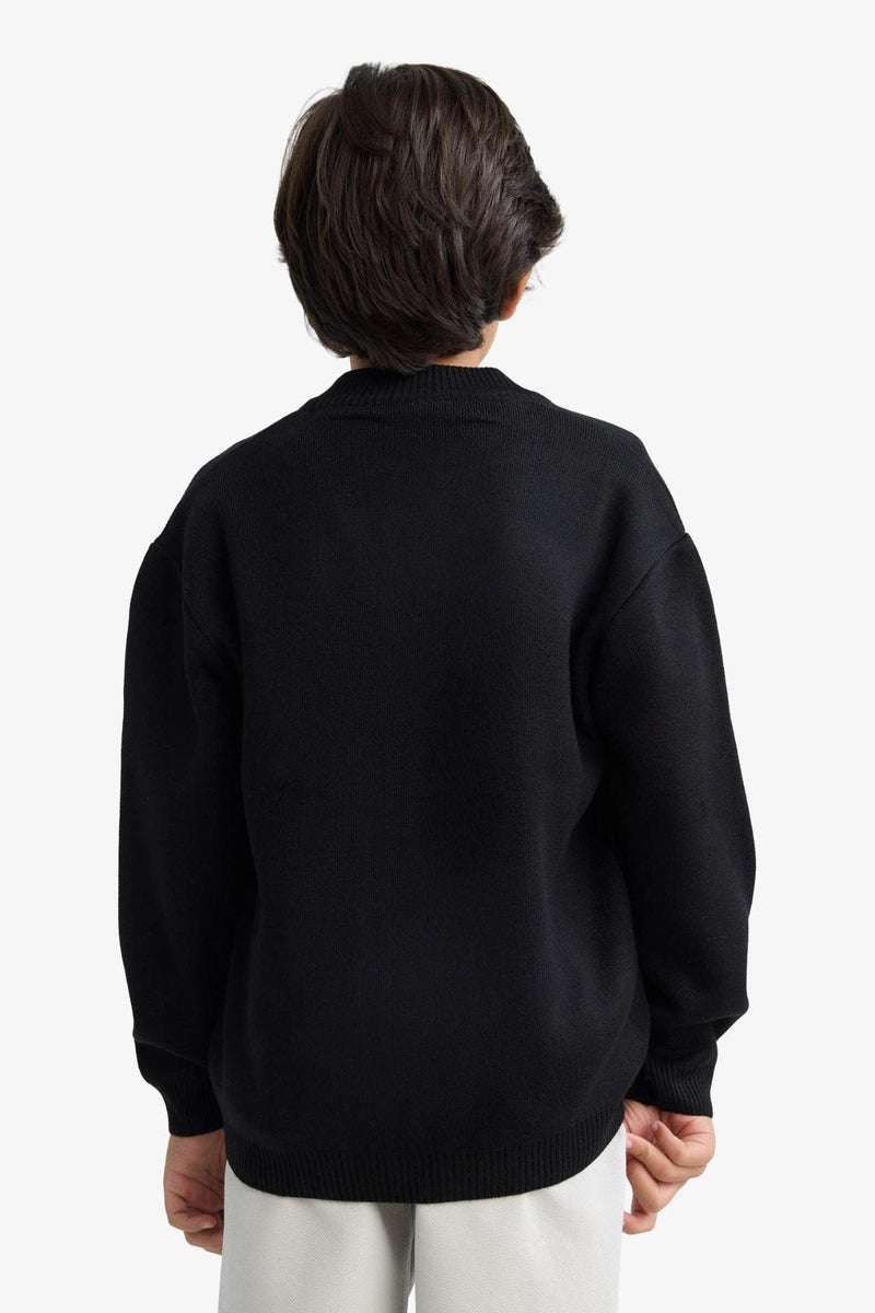 DeFacto Boy Basic Zippered Cardigan - Image 3