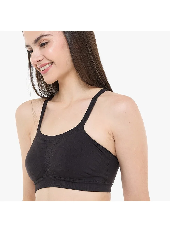 Hanes Hanes Womens Foam Bandini Bra