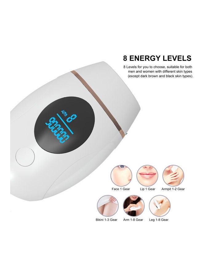 NIBEMINENT 100-240V At-Home IPL Hair Removal Device White - Image 2