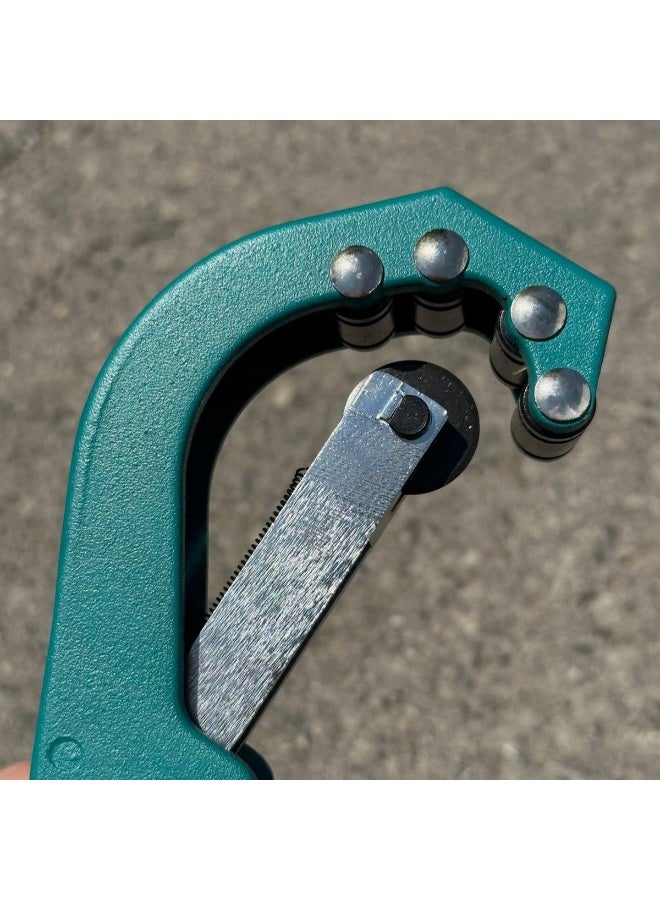 توتال قاطع أنابيب توتال 14-63 مم، قاطع أنابيب صناعي - أداة قطع شديدة التحمل للنحاس والألومنيوم والبولي فينيل كلوريد (PVC) مع فتح تلقائي، محامل أسطوانية وعجلة قطع حادة - موديل THT531463 - Image 5