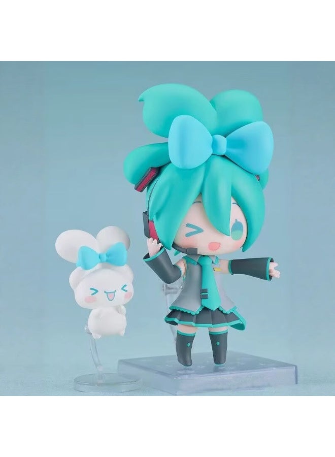 عام هاتسون ميكو المنقولة استبدال الوجه دمية نموذج الديكور سطح المكتب الديكور لعبة هدية للعائلة والأصدقاء - Image 4