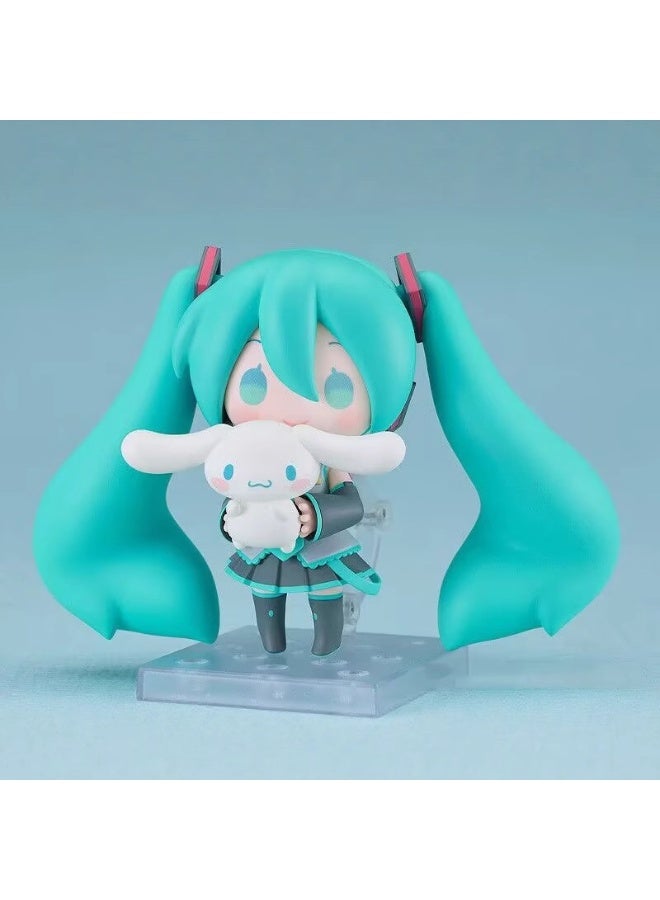 عام هاتسون ميكو المنقولة استبدال الوجه دمية نموذج الديكور سطح المكتب الديكور لعبة هدية للعائلة والأصدقاء - Image 3