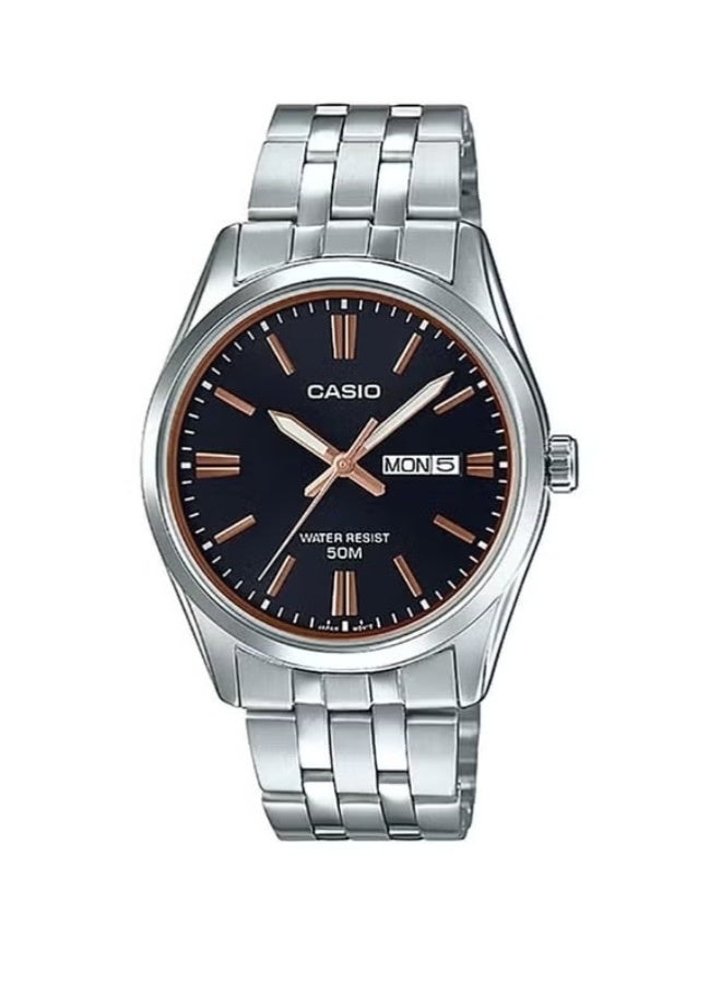 Casio His & Her Stainless Steel Band Couple Watch MTP/LTP -1335D-1A2VDF - Image 3