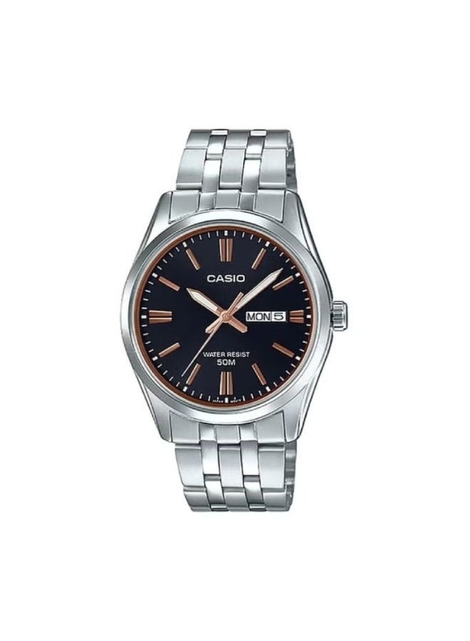 Casio His & Her Stainless Steel Band Couple Watch MTP/LTP -1335D-1A2VDF - Image 2