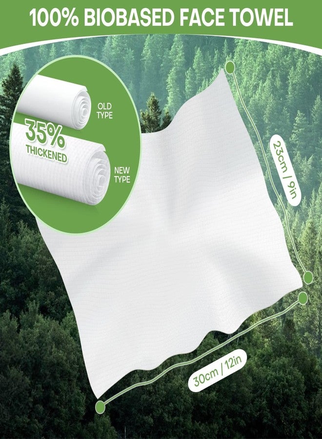 Fancyou Compressed Towel Tablets Thicken, 20 Pack Disposable Face Towel, Individually Wrapped Reusable Washcloths, Compact Clean Towels Mini Portable for Travel Guests Baby Dog Camping Beauty(Green) - Image 3