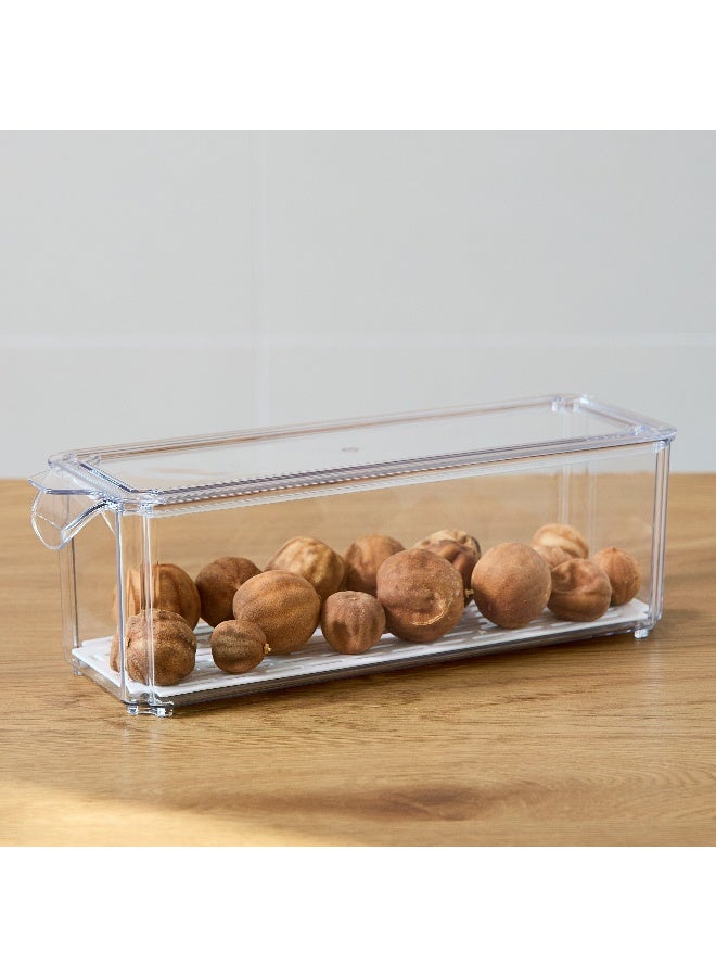 Home Box منظم ثلاجة قابل للتكديس من سيستيماتيكو مع صينية تصريف 850 مل - Image 1