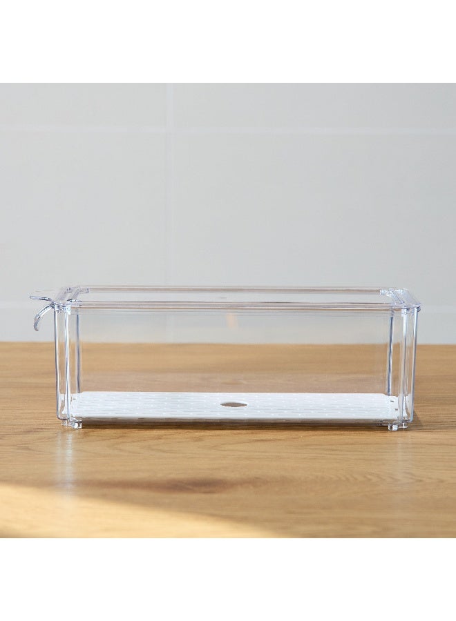 Home Box منظم ثلاجة قابل للتكديس من سيستيماتيكو مع صينية تصريف 850 مل - Image 2