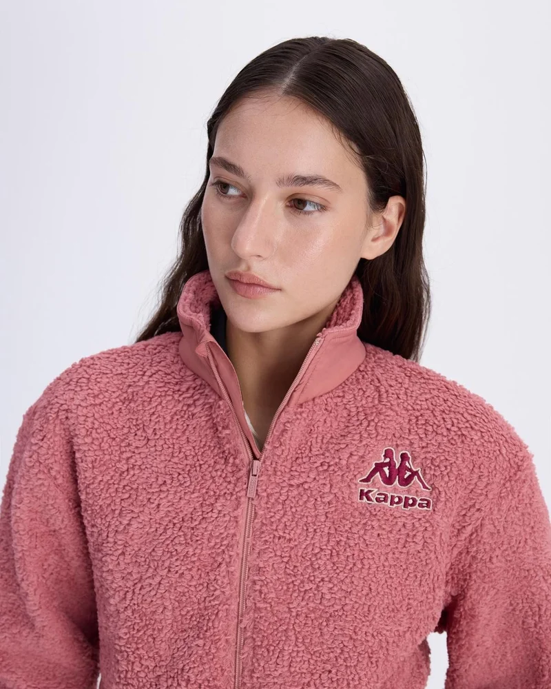 Kappa Logo Felax Tur Women's Dusty Rose Comfort Fit Sherpa