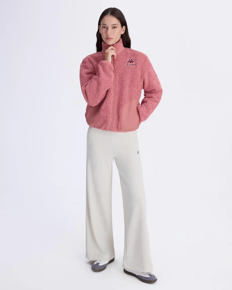 Kappa Logo Felax Tur Women's Dusty Rose Comfort Fit Sherpa