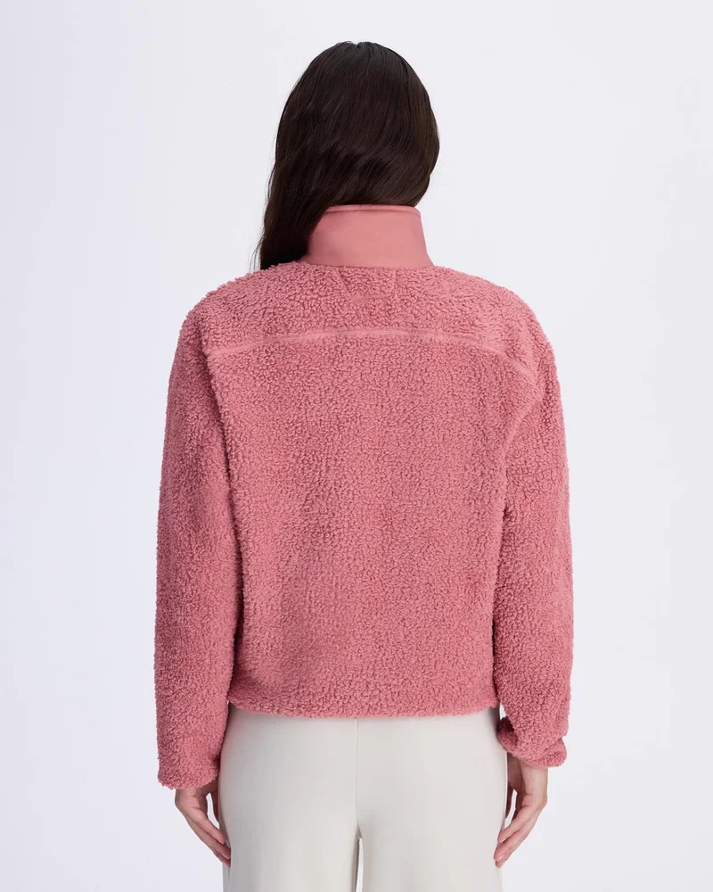Kappa Logo Felax Tur Women's Dusty Rose Comfort Fit Sherpa