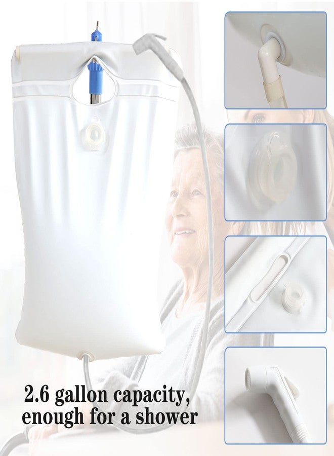 Timisea Medical Inflatable Bathtub, Portable Bed for Geriatric, Elderly, Disabled Bedridden Patients, Handicapped, Air Pump Adult PVC Bathtub with Water Bag Air Pillow, Bath in Bed (Double Layer) - Image 3