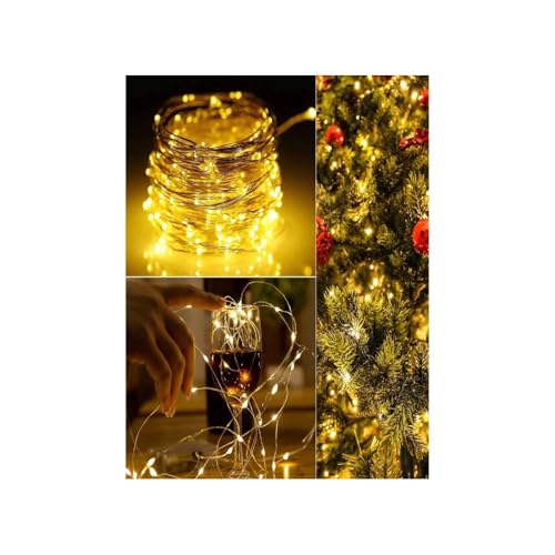 HUMAIZAR Warm White USB LED String Lights – 5M 8 Modes with Remote | Fairy Garland Lights for Wedding, Christmas, New Year, Holiday & Home Decor - Image 4