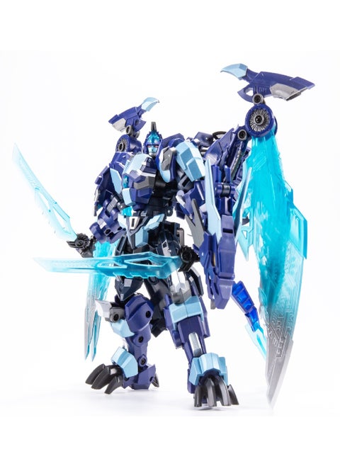 Blue Flying Dragon Movable Transformation Robot King Kong Model