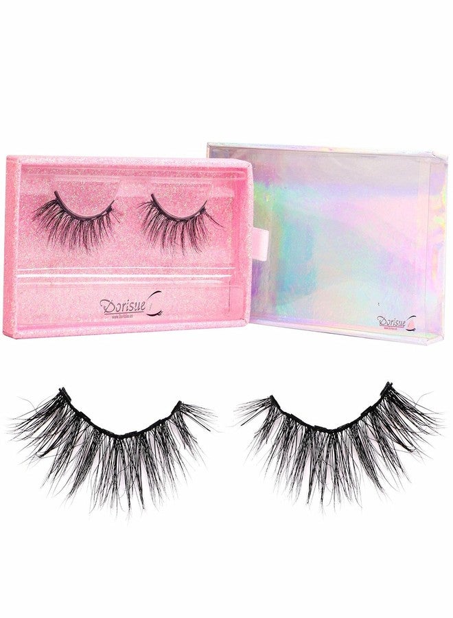 Dorisue Magnetic Mink Eyelashes Luxe Cat eyes Natural Medium Long lashes Flare style with Magnetic Glue - Image 1