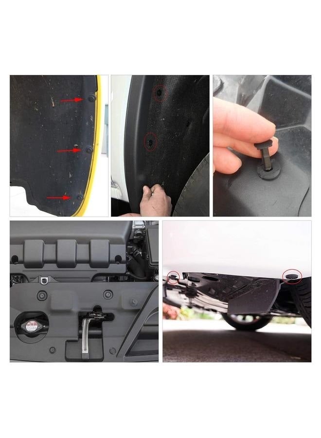 Generic Universal Plastic Fender Clips,200 Pcs Push per Fastener Rivet Clips with 6 Size Auto Body Retainer Clips pers  - Image 5