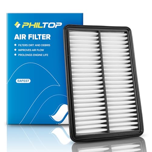 PHILTOP Engine Air Filter CA11259 Replacement for Mazda Vehicles - 3 (2012-2018), 3 Sport (2012-2018), 6 (2014-2021), CX-5 (2013-2023) - L4 2.0L 2.5L, Rigid Panel - Image 1