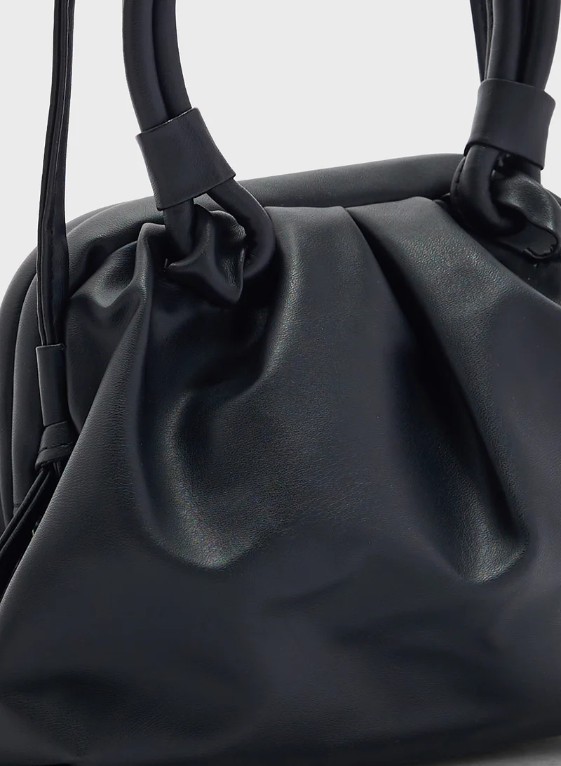 ELLA Pleated Satchel Bag