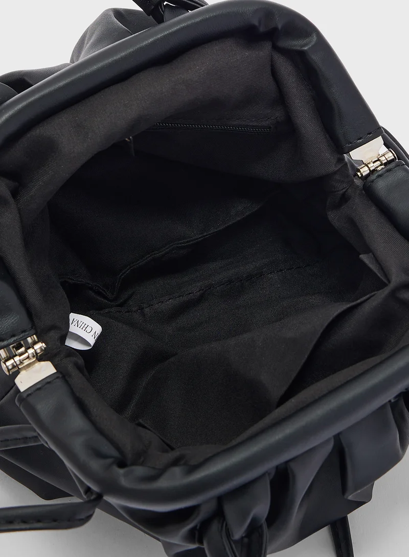 ELLA Pleated Satchel Bag