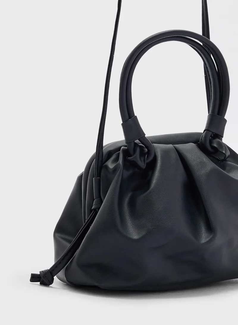 ELLA Pleated Satchel Bag