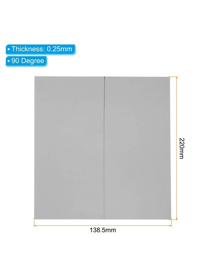 PATIKIL - 10.1" Polarized Film Sheets 2 Pack Adhesive Polarizer Linear Polarizing Filter For Screen Photography Lighting 220Mmx138.5Mm 90 Degree - Image 1