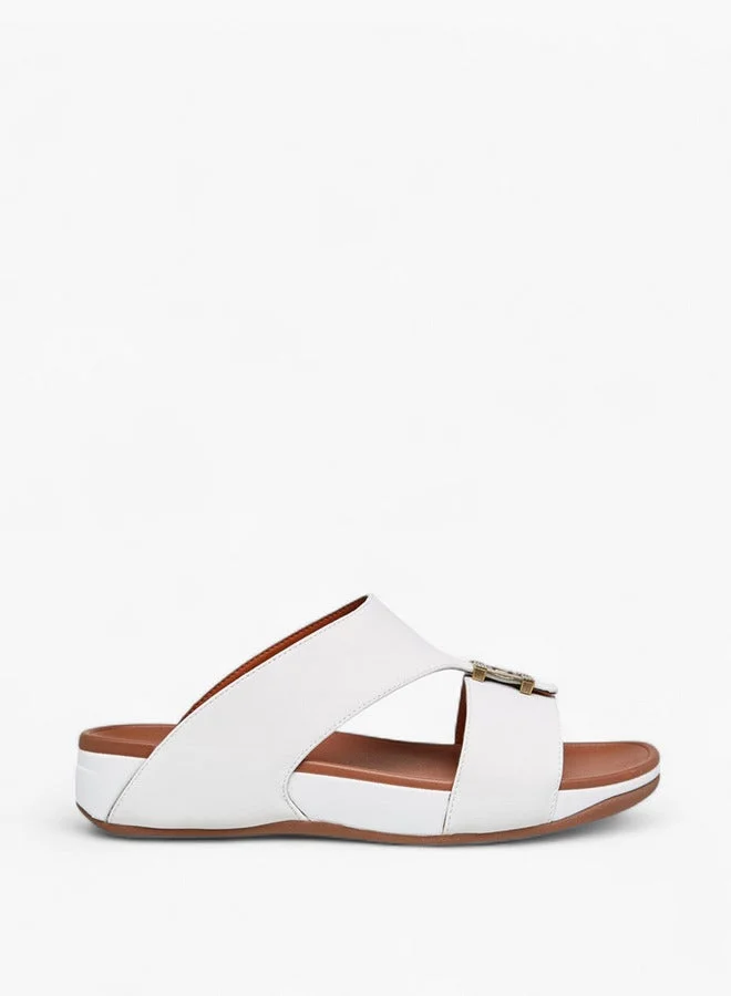 Le Confort Men Metal Accent Slip-On Comfort Sandals