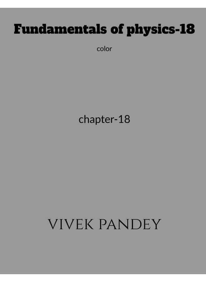 Fundamentals of physics-18 color 