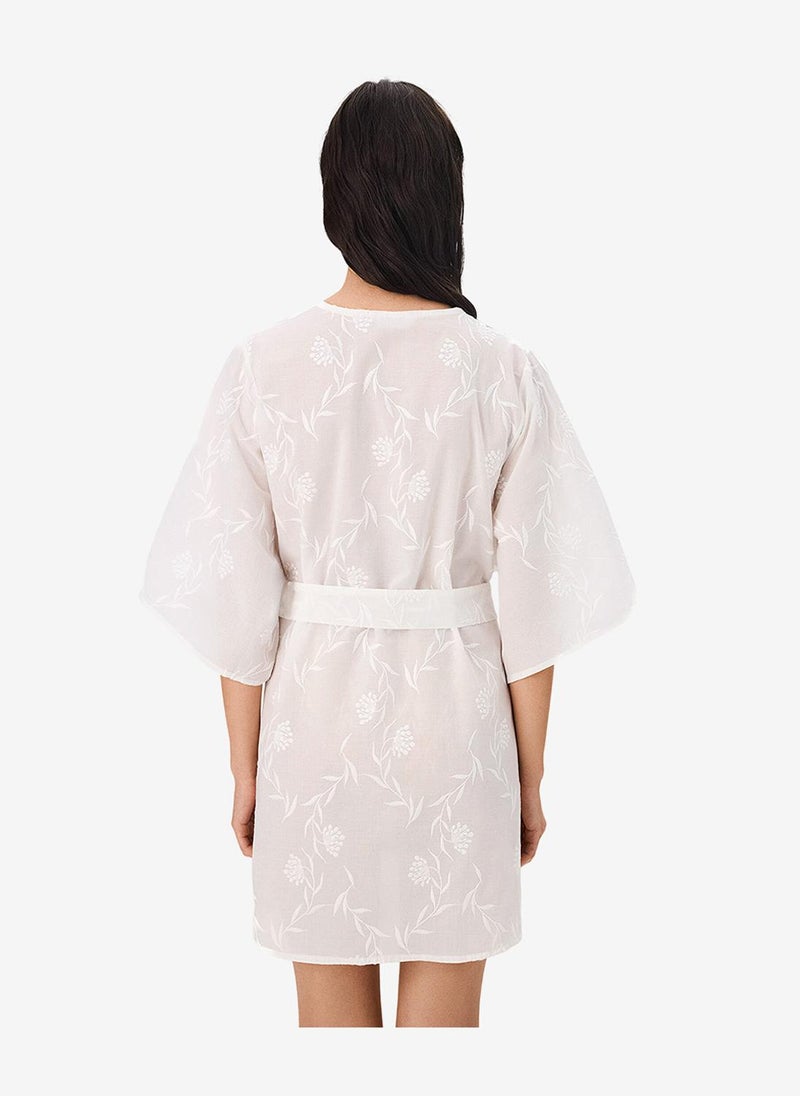 Penti Women Carine White Kimono - Image 2