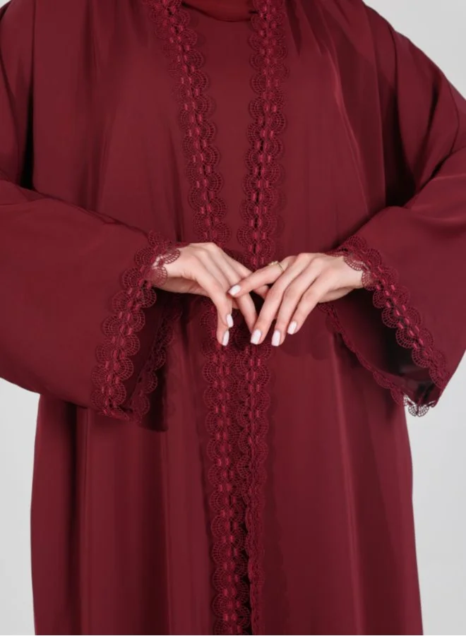 ارتداء ممتاز روبا – أناقة بلون الكرز