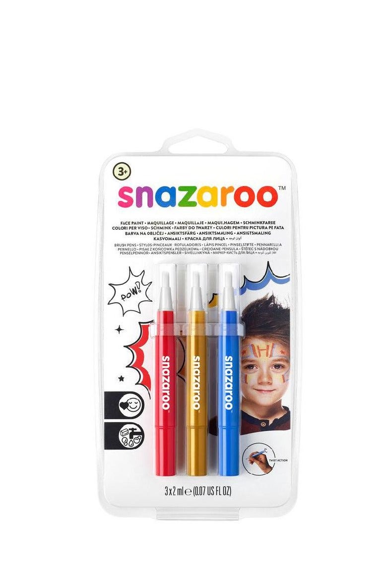 سنازارو قلم فرشاة المغامرات لرسم الوجه والجسم