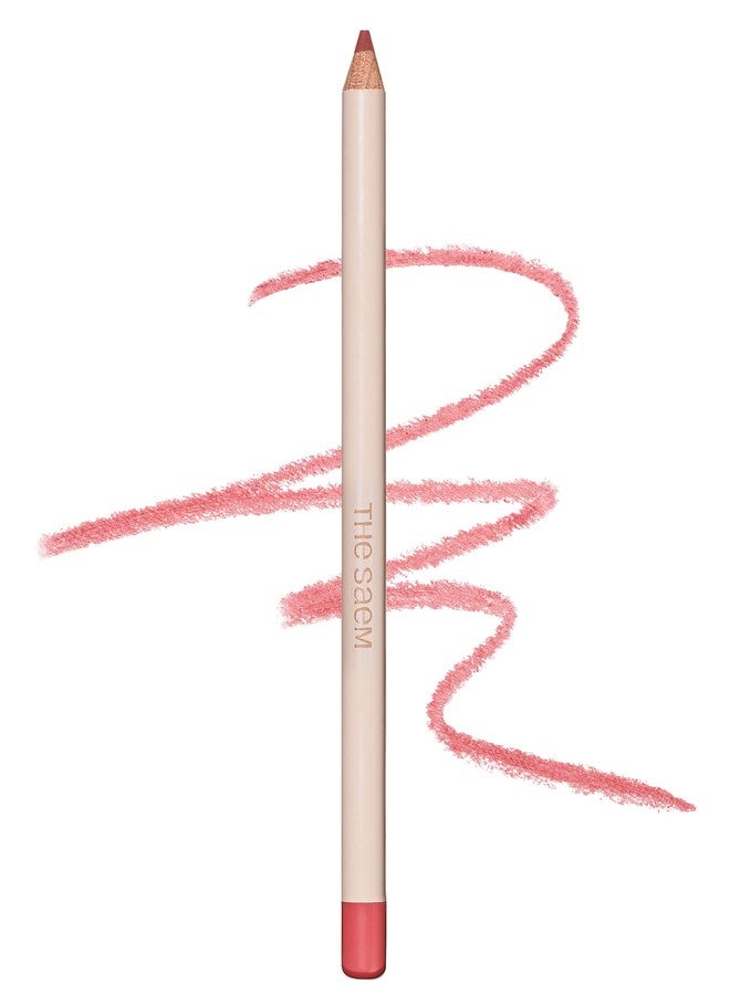 THESAEM Cover Perfection Lip Pencil - Slim, Easy-Blend & Overlip Makeup, Creamy Matte Lip Liner, Long-Lasting with Built-In Sharpener (10 Urbane) - Image 1