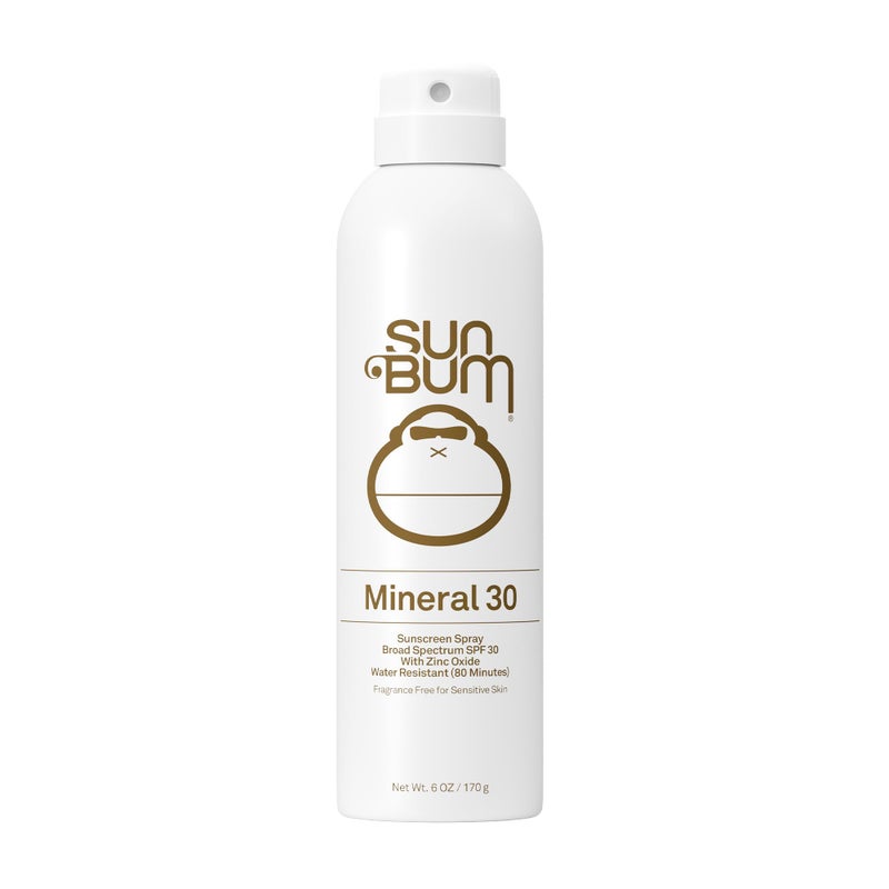 Sun Bum Mineral SPF 30 Sunscreen Body Spray - NEW FORMULA Water-Resistant Broad Spectrum Moisturizing Sunscreen with Vitamin E - Hawaii 104 Act Compliant (Made without Octinoxate & Oxybenzone) - 6 oz - Image 2