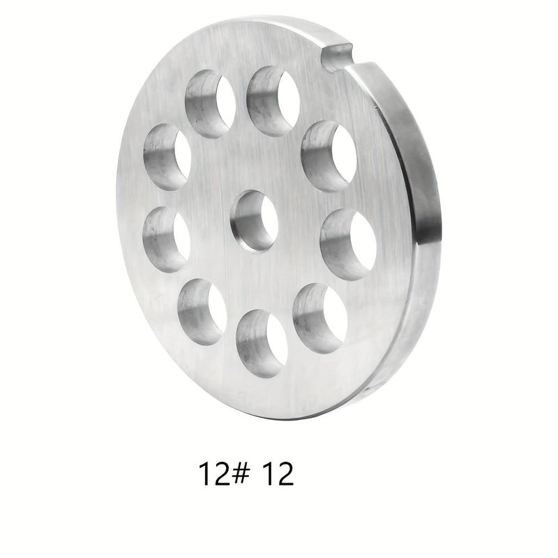 Stainless Steel 12mm Meat Grinder Plate Discs Blades Heavy Duty Cutting Discs For Food Chopper - Image 1