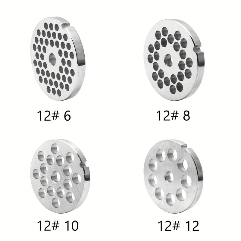 Stainless Steel 12mm Meat Grinder Plate Discs Blades Heavy Duty Cutting Discs For Food Chopper - Image 2