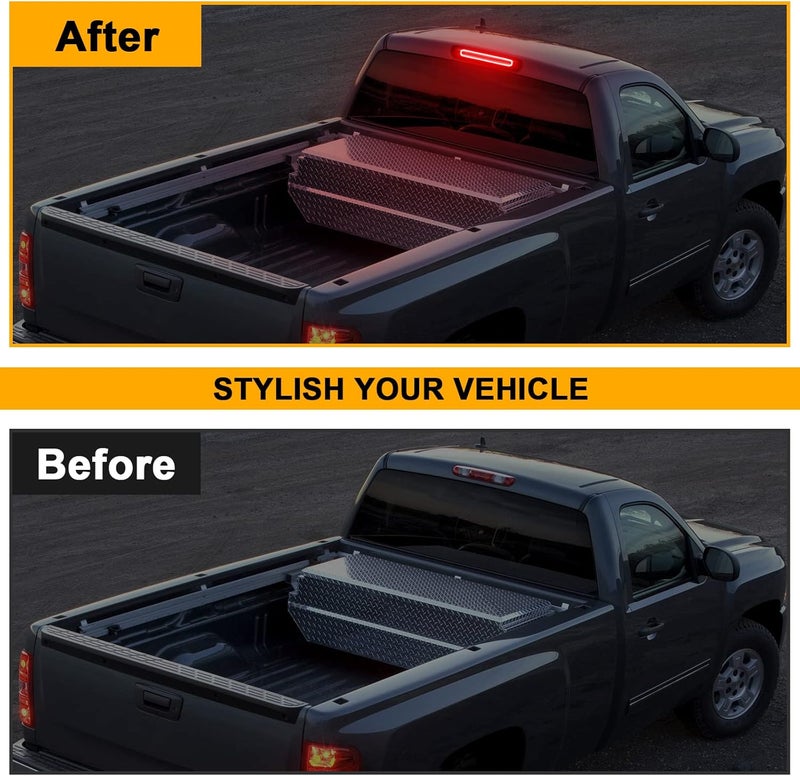 Mynoway Smoked Lens 3rd Third Brake Light Replacement for Sierra/Silverado 1500 2500 3500 & HD 2007-2013, H3T 2009-2010 - Image 4